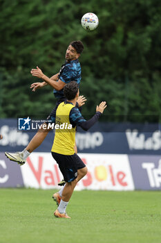 2024-07-19 - Napoli's Argentinian forward Giovanni Simeone during SSC Napoli's 2024-25 preseason training camp in val di sole in Trentino, Dimaro Folgarida

 - SSC NAPOLI TRAINING - OTHER - SOCCER