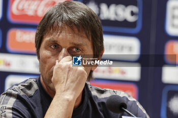 2024-07-13 - Press conference of Napoli’s Italian coach Antonio Conte during SSC Napoli's 2024-25 preseason training camp in val di sole in Trentino, Dimaro Folgarida

 - SSC NAPOLI PRESS CONFERENCE - OTHER - SOCCER