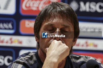 2024-07-13 - Press conference of Napoli’s Italian coach Antonio Conte during SSC Napoli's 2024-25 preseason training camp in val di sole in Trentino, Dimaro Folgarida

 - SSC NAPOLI PRESS CONFERENCE - OTHER - SOCCER