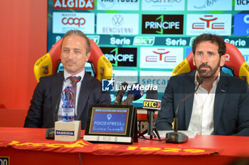 2024-07-08 - Fabio Caserta coach US Catanzaro and Paolo Morganti
 - SERIE B - PRESENTATION OF CATANZARO CALCIO'S NEW COACH FABIO CASERTA - OTHER - SOCCER