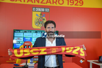 Serie B - Presentation of Catanzaro Calcio's new coach Fabio Caserta - OTHER - SOCCER