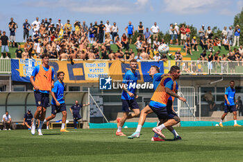 2024-07-06 - Dario Sits (Parma Calcio) fights for the ball against Lautaro Valenti (Parma Calcio) - PARMA CALCIO TRAINING SESSION - OTHER - SOCCER