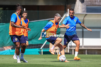 2024-07-06 - Nahuel Estevez (Parma Calcio) vs Anthony Partipilo (Parma Calcio) - PARMA CALCIO TRAINING SESSION - OTHER - SOCCER