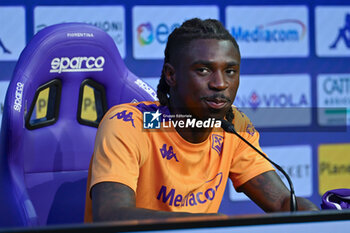 2024-07-12 - ACF Fiorentina's forward Moise Kean - PRESENTATION OF ACF FIORENTINA'S NEW PLAYER MOISE KEAN - OTHER - SOCCER