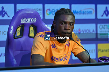 2024-07-12 - ACF Fiorentina's forward Moise Kean - PRESENTATION OF ACF FIORENTINA'S NEW PLAYER MOISE KEAN - OTHER - SOCCER