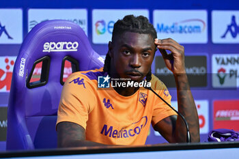 2024-07-12 - ACF Fiorentina's forward Moise Kean - PRESENTATION OF ACF FIORENTINA'S NEW PLAYER MOISE KEAN - OTHER - SOCCER