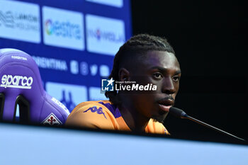 2024-07-12 - ACF Fiorentina's forward Moise Kean - PRESENTATION OF ACF FIORENTINA'S NEW PLAYER MOISE KEAN - OTHER - SOCCER