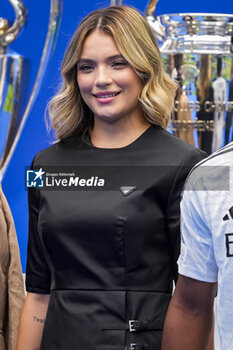 2024-07-27 - Gabriely Miranda seen during Endrick Felipe presentation at Estadio Santiago Bernabeu on July 27, 2024 in Madrid, Spain. - REAL MADRID UNVEILS NEW SIGNING ENDRICK - OTHER - SOCCER