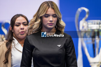 2024-07-27 - Gabriely Miranda seen during Endrick Felipe presentation at Estadio Santiago Bernabeu on July 27, 2024 in Madrid, Spain. - REAL MADRID UNVEILS NEW SIGNING ENDRICK - OTHER - SOCCER