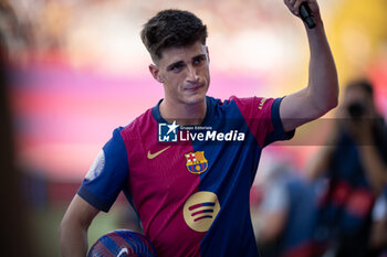 2024-08-12 - Pau Victor (FC Barcelona) gestures during a Joan Gamper Trophy at Estadi Olimpic Lluis Companys in Barcelona, Spain, on August 12 2024. Photo by Felipe Mondino - TROFEU JOAN GAMPER: FC BARCELONA - AS MONACO - OTHER - SOCCER