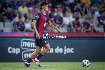 2024-08-12 - Marc Bernal (FC Barcelona) controls the ball during a Joan Gamper Trophy at Estadi Olimpic Lluis Companys in Barcelona, Spain, on August 12 2024. Photo by Felipe Mondino - TROFEU JOAN GAMPER: FC BARCELONA - AS MONACO - OTHER - SOCCER