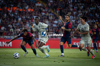 2024-08-12 - Alejandro Balde (FC Barcelona) look dejected during a Joan Gamper Trophy at Estadi Olimpic Lluis Companys in Barcelona, Spain, on August 12 2024. Photo by Felipe Mondino - TROFEU JOAN GAMPER: FC BARCELONA - AS MONACO - OTHER - SOCCER