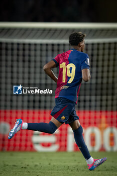 2024-08-12 - Lamine Yamal (FC Barcelona) looks on during a Joan Gamper Trophy at Estadi Olimpic Lluis Companys in Barcelona, Spain, on August 12 2024. Photo by Felipe Mondino - TROFEU JOAN GAMPER: FC BARCELONA - AS MONACO - OTHER - SOCCER