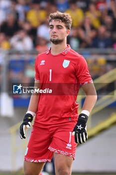 2024-09-05 - Pietro Amici (SMR) during the UEFA U21 Euro 2025 Qualifier match between Italy and San Marino at the Domenico Francioni Stadium on September 5, 2024 in Latina, Italy. - UEFA UNDER 21 - ITALY VS SAN MARINO - OTHER - SOCCER