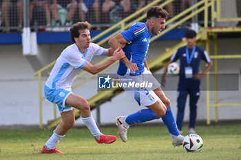 2024-09-05 - Matteo Ruggeri (ITA) during the UEFA U21 Euro 2025 Qualifier match between Italy and San Marino at the Domenico Francioni Stadium on September 5, 2024 in Latina, Italy. - UEFA UNDER 21 - ITALY VS SAN MARINO - OTHER - SOCCER