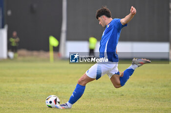 2024-09-05 - Giuseppe Ambrosino (ITA) during the UEFA U21 Euro 2025 Qualifier match between Italy and San Marino at the Domenico Francioni Stadium on September 5, 2024 in Latina, Italy. - UEFA UNDER 21 - ITALY VS SAN MARINO - OTHER - SOCCER