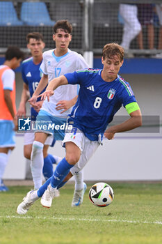 2024-09-05 - Edoardo Bove (ITA) during the UEFA U21 Euro 2025 Qualifier match between Italy and San Marino at the Domenico Francioni Stadium on September 5, 2024 in Latina, Italy. - UEFA UNDER 21 - ITALY VS SAN MARINO - OTHER - SOCCER