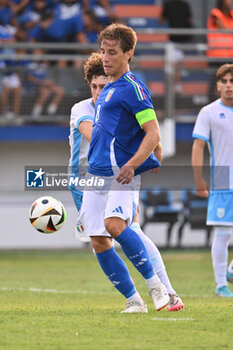 2024-09-05 - Edoardo Bove (ITA) during the UEFA U21 Euro 2025 Qualifier match between Italy and San Marino at the Domenico Francioni Stadium on September 5, 2024 in Latina, Italy. - UEFA UNDER 21 - ITALY VS SAN MARINO - OTHER - SOCCER