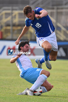 2024-09-05 - Pio Esposito (ITA) during the UEFA U21 Euro 2025 Qualifier match between Italy and San Marino at the Domenico Francioni Stadium on September 5, 2024 in Latina, Italy. - UEFA UNDER 21 - ITALY VS SAN MARINO - OTHER - SOCCER