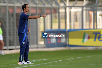 2024-09-10 - Italia's U20 coach Bernardo Corradi during the match Elite League Italy U20 - Germany U20 at the 