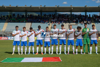 2024-09-10 - Italia's U20 Team during the match Elite League Italy U20 - Germany U20 at the 