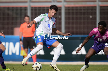 2024-09-10 - Italia's U20 Giulio Misitano in action during the match Elite League Italy U20 - Germany U20 at the 