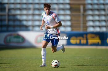 2024-09-10 - Italia's U20 Marco Palestra in action during the match Elite League Italy U20 - Germany U20 at the 