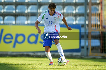 2024-09-10 - Italia's U20 Jonas Harder in action during the match Elite League Italy U20 - Germany U20 at the 