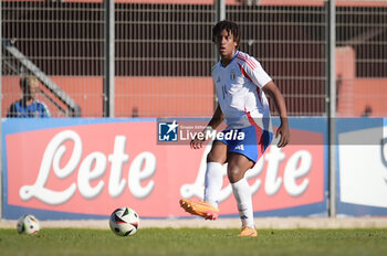 2024-09-10 - Italia's U20 Filippo Calixte Mane in action during the match Elite League Italy U20 - Germany U20 at the 