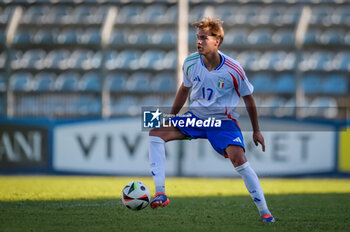 2024-09-10 - Italia's U20 Jonas Harder in action during the match Elite League Italy U20 - Germany U20 at the 