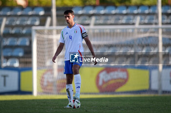 2024-09-10 - Italia's U20 Fabio Chiarodia in action during the match Elite League Italy U20 - Germany U20 at the 