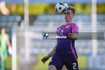 2024-09-10 - Germany's U20 Julian Eitschberger in action during the match Elite League Italy U20 - Germany U20 at the 