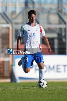 2024-09-10 - Italia's U20 Jacopo Sardo in action during the match Elite League Italy U20 - Germany U20 at the 