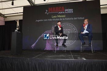 2024-10-17 - Lionel Messi Receives the MARCA America Award, Fort Lauderdale, Florida, USA - 17 Oct 2024 Cordon Press - MESSI MARCA AWARD MIAMI - OTHER - SOCCER