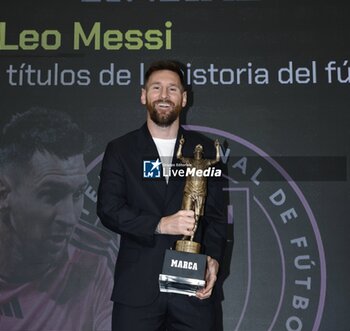 2024-10-17 - Lionel Messi Receives the MARCA America Award, Fort Lauderdale, Florida, USA - 17 Oct 2024 Cordon Press - MESSI MARCA AWARD MIAMI - OTHER - SOCCER