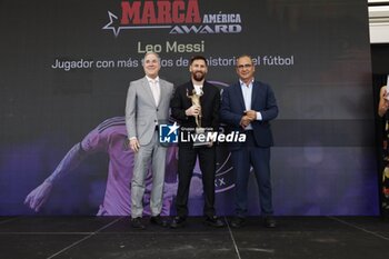 2024-10-17 - Lionel Messi Receives the MARCA America Award, Fort Lauderdale, Florida, USA - 17 Oct 2024 Cordon Press - MESSI MARCA AWARD MIAMI - OTHER - SOCCER