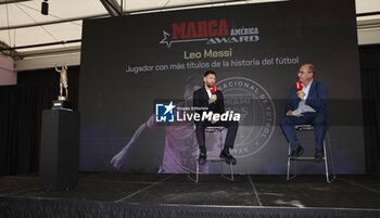 2024-10-17 - Lionel Messi Receives the MARCA America Award, Fort Lauderdale, Florida, USA - 17 Oct 2024 Cordon Press - MESSI MARCA AWARD MIAMI - OTHER - SOCCER