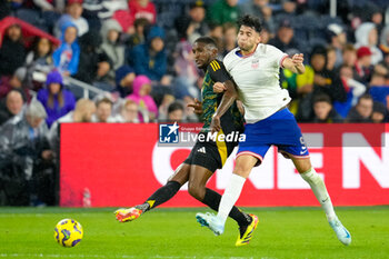 2024-11-18 - Jamaica defender Damion Lowe (17) works against United States forward Ricardo Pepi (9) - CONCACAF NATIONS LEAGUE - USA VS JAMAICA - OTHER - SOCCER