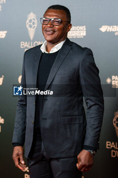 2024-10-28 - Marcel Desailly during the red carpet ceremony of the Ballon d'Or (Golden Ball) France Football 2024 on 28 October 2024 at Theatre du Chatelet in Paris, France - FOOTBALL - BALLON D'OR 2024 - RED CARPET CEREMONY - OTHER - SOCCER