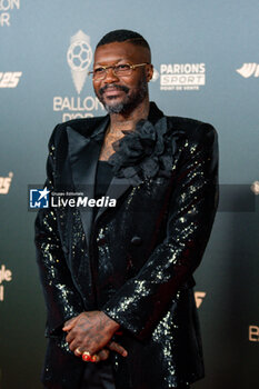 2024-10-28 - Djibril Cisse during the red carpet ceremony of the Ballon d'Or (Golden Ball) France Football 2024 on 28 October 2024 at Theatre du Chatelet in Paris, France - FOOTBALL - BALLON D'OR 2024 - RED CARPET CEREMONY - OTHER - SOCCER