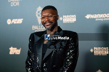 2024-10-28 - Djibril Cisse during the red carpet ceremony of the Ballon d'Or (Golden Ball) France Football 2024 on 28 October 2024 at Theatre du Chatelet in Paris, France - FOOTBALL - BALLON D'OR 2024 - RED CARPET CEREMONY - OTHER - SOCCER