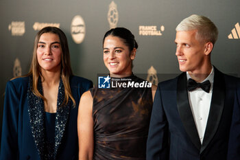 2024-10-28 - Patri Guijarro and Marta Torrejon during the red carpet ceremony of the Ballon d'Or (Golden Ball) France Football 2024 on 28 October 2024 at Theatre du Chatelet in Paris, France - FOOTBALL - BALLON D'OR 2024 - RED CARPET CEREMONY - OTHER - SOCCER