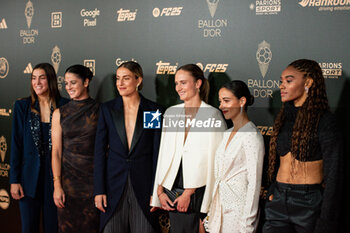 2024-10-28 - The players of FC Barcelona during the red carpet ceremony of the Ballon d'Or (Golden Ball) France Football 2024 on 28 October 2024 at Theatre du Chatelet in Paris, France - FOOTBALL - BALLON D'OR 2024 - RED CARPET CEREMONY - OTHER - SOCCER