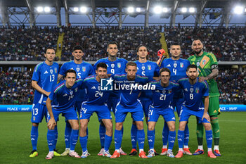 2024-06-09 - Italy's team line-up - ITALY VS BOSNIA - FRIENDLY MATCH - SOCCER