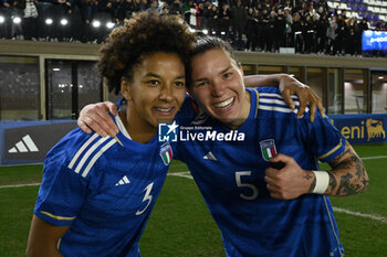 2024-02-23 - Sara Gama (ITA) and Elena Linari (ITA) during the Women's International Friendly Match between Italy Women's National Team vs Ireland Women's National Team on 23 February 2024 at 