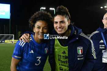 2024-02-23 - Sara Gama (ITA) and Rachele Baldi (ITA) during the Women's International Friendly Match between Italy Women's National Team vs Ireland Women's National Team on 23 February 2024 at 
