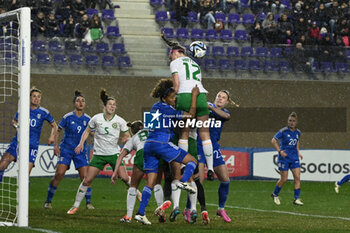 2024-02-23 - Sara Gama (ITA) and Caitlin Hayes (IRL) during the Women's International Friendly Match between Italy Women's National Team vs Ireland Women's National Team on 23 February 2024 at 