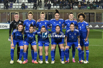 2024-02-23 - Italy Women’s National Team players pose for a team photo during the Women's International Friendly Match between Italy Women's National Team vs Ireland Women's National Team on 23 February 2024 at 