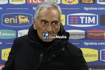 2024-02-23 - Gabriele Gravina president of FIGC during the Women's International Friendly Match between Italy Women's National Team vs Ireland Women's National Team on 23 February 2024 at 