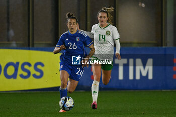 2024-02-23 - Elisabetta Oliviero (ITA) and Heather Payne (IRL) during the Women's International Friendly Match between Italy Women's National Team vs Ireland Women's National Team on 23 February 2024 at 